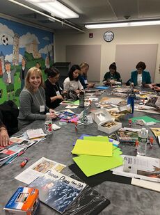 NJ SCBWI Vision Board Event at Chatham Library